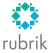 Rubrik with blue and green logo colors